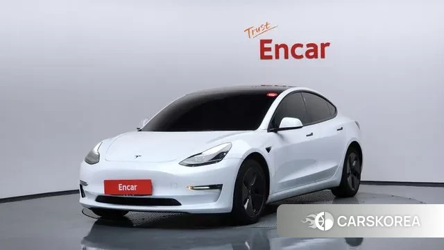 Tesla Model 3 2022 Белый из Кореи