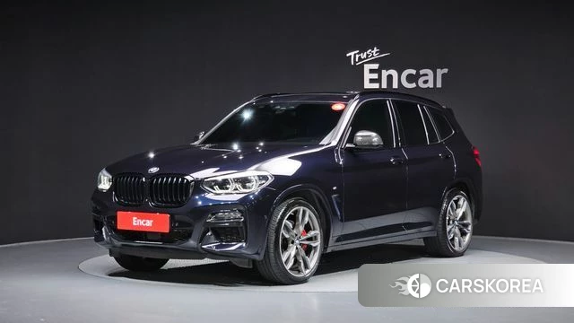 BMW X3 (G01) 2021 Черный из Кореи