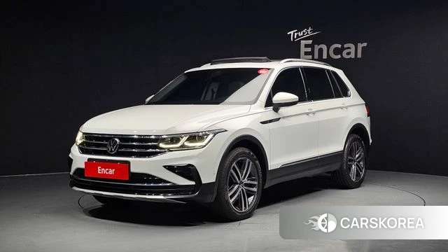 Volkswagen Tiguan second Generation 2022 Белый из Кореи