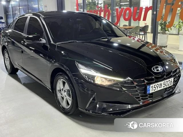 Hyundai Avante (CN7) 2021 Черный из Кореи