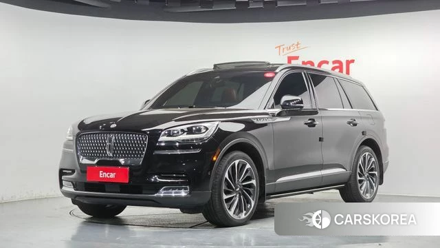 Lincoln Aviator 2nd generation 2022 Черный из Кореи