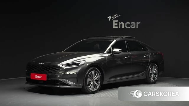 Kia K8 Hybrid 2021 Серый из Кореи
