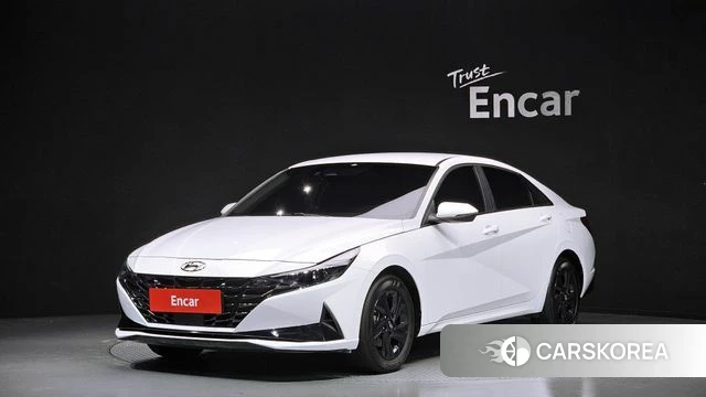 Hyundai Avante (CN7) 2023 Белый из Кореи
