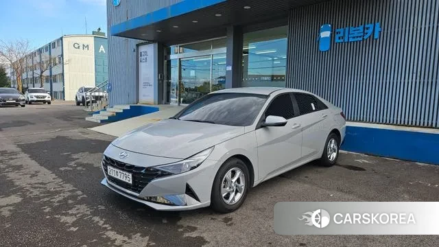 Hyundai Avante (CN7) 2021 Серебряный из Кореи