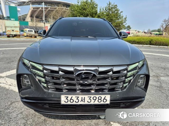 Hyundai Tucson Hybrid (NX4) 2022 Темно-зеленый из Кореи