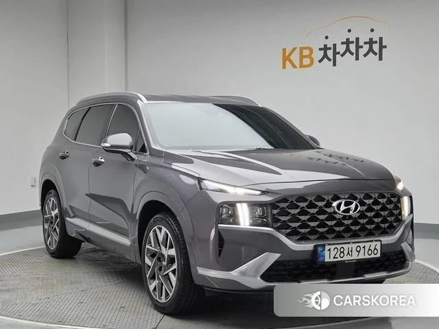 Hyundai The New Santa Fe 2021 Серый из Кореи