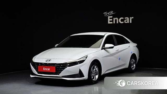 Hyundai Avante (CN7) 2021 Белый из Кореи