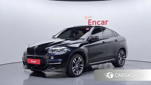 BMW X6 (F16) 2018 Черный из Кореи