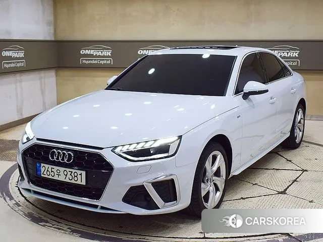 Audi A4 (B9) 2020 Белый из Кореи