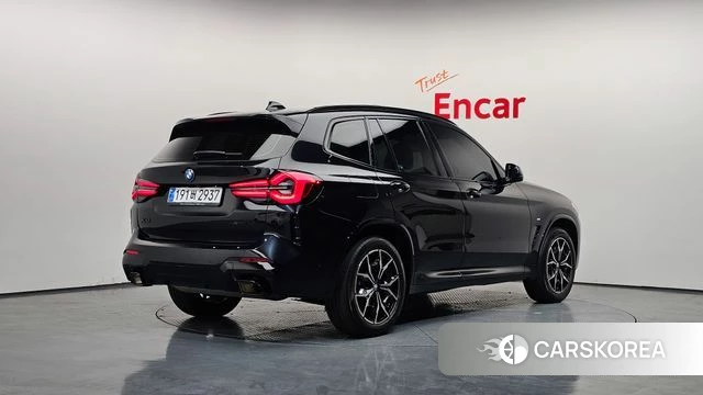 BMW X3 (G01) 2022 Черный из Кореи