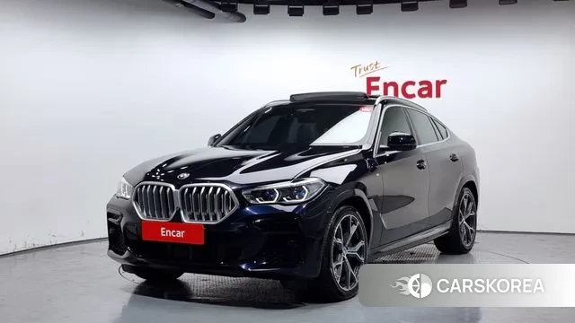 BMW X6 (G06) 2022 Черный из Кореи