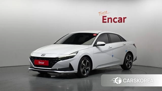 Hyundai Avante (CN7) 2020 Белый из Кореи