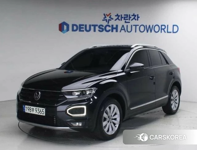 Volkswagen T-Roc 2021 Черный из Кореи