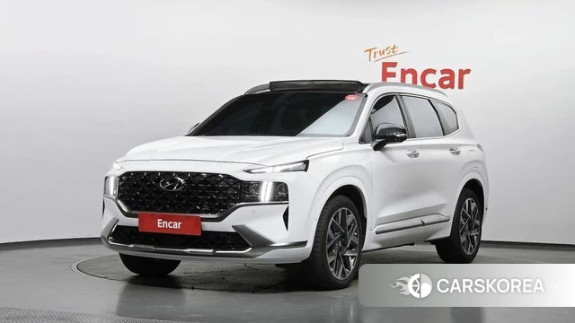 Hyundai The New Santa Fe 2021 Белый из Кореи