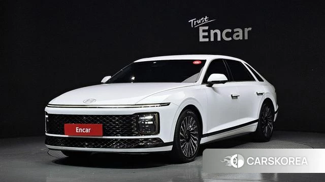 Hyundai Grandeur Hybrid (GN7) 2023 Белый из Кореи