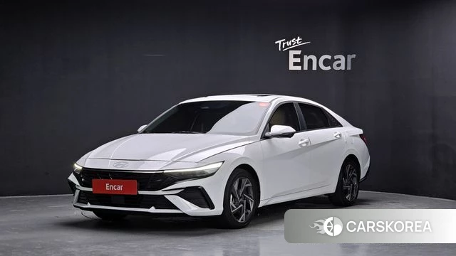 Hyundai The New Avante Hybrid (CN7) 2024 Белый из Кореи