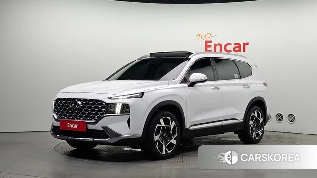 Hyundai The New Santa Fe 2021 Белый из Кореи