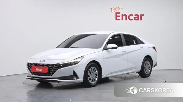 Hyundai Avante (CN7) 2022 Белый из Кореи