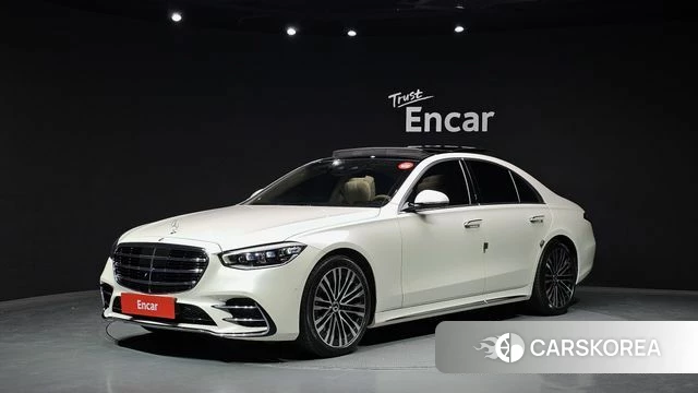 Mercedes-Benz S-Class W223 2023 Белый из Кореи