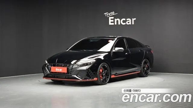 Hyundai Avante (CN7) 2021 Черный из Кореи