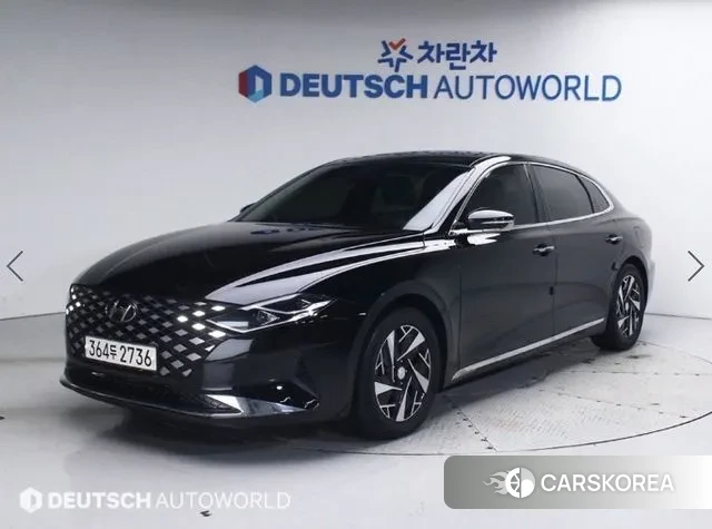 Hyundai The New Grandeur IG Hybrid 2020 Черный из Кореи