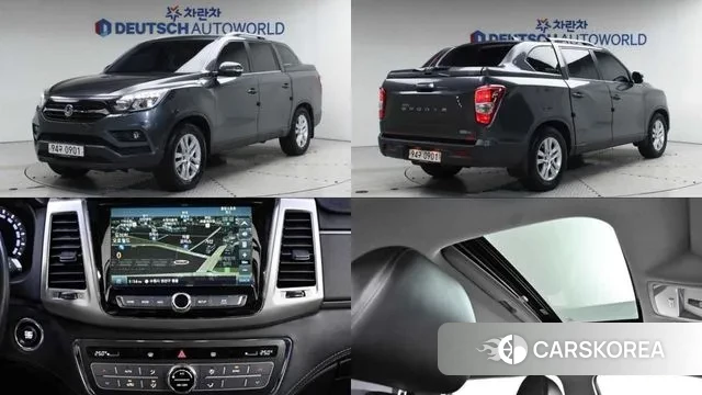 Ssangyong Rexton Sports 2018 Серый из Кореи