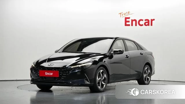 Hyundai Avante (CN7) 2020 Черный из Кореи