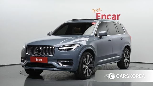 Volvo XC90 second Generation 2021 Небесно-голубой из Кореи