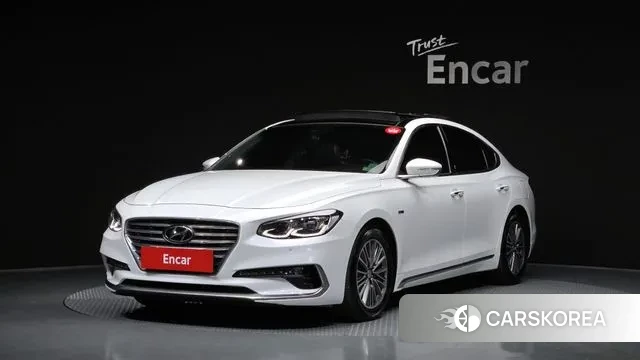 Hyundai Grandeur IG Hybrid 2018 Белый из Кореи