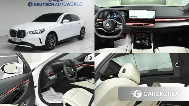 BMW 5 Series (G60) 2025 Белый из Кореи