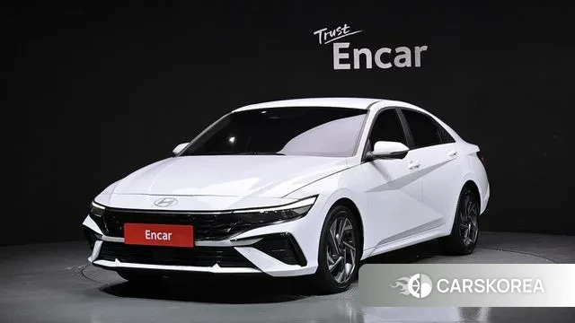 Hyundai The New Avante (CN7) 2023 Белый из Кореи