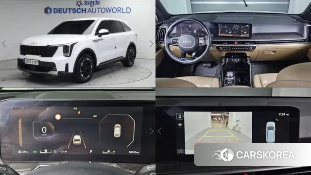 Kia The New Sorento 4th Generation 2023 Белый из Кореи