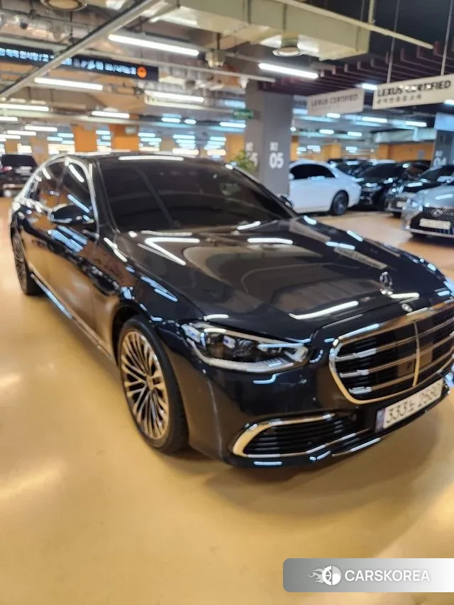 Mercedes-Benz S-Class W223 2021 Темно-зеленый из Кореи