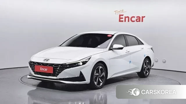 Hyundai Avante (CN7) 2020 Белый из Кореи