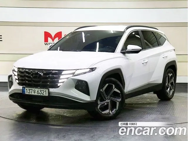 Hyundai Tucson (NX4) 2021 Белый из Кореи