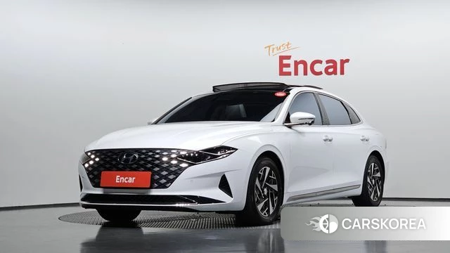 Hyundai The New Grandeur IG Hybrid 2021 Белый из Кореи