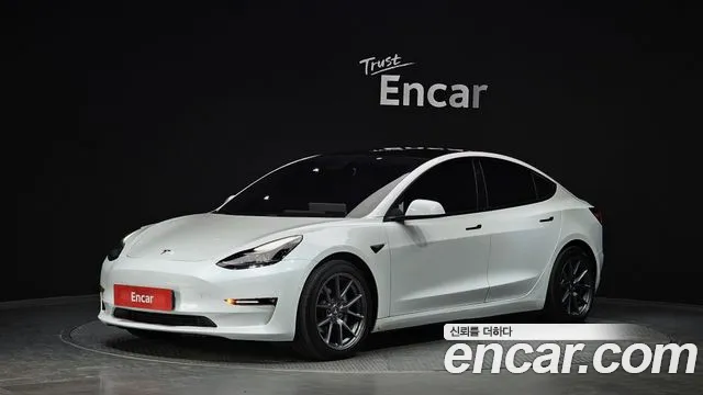 Tesla Model 3 2021 Белый из Кореи
