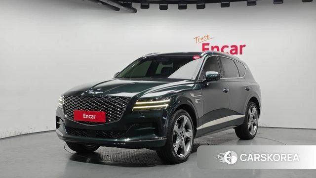 Genesis GV80 2021 Темно-зеленый из Кореи