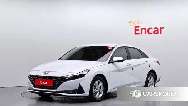 Hyundai Avante (CN7) 2021 Белый из Кореи