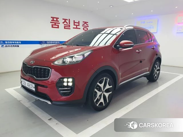 Kia Sportage 4th Generation 2018 Красный из Кореи