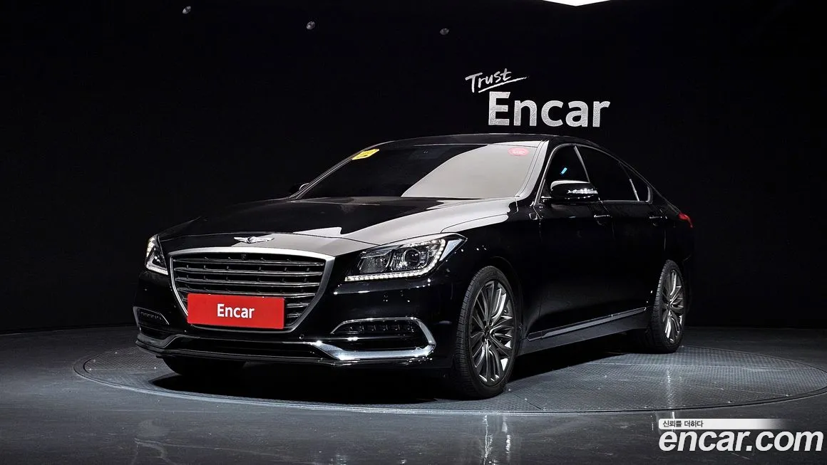 Genesis G80 2018 Черный из Кореи