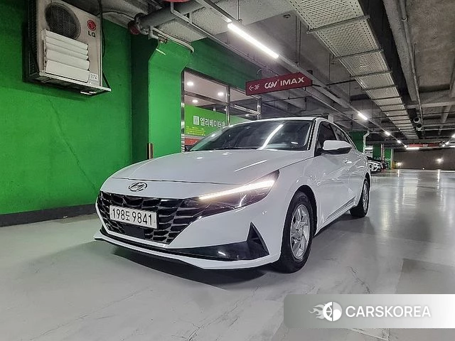 Hyundai Avante (CN7) 2022 Белый из Кореи