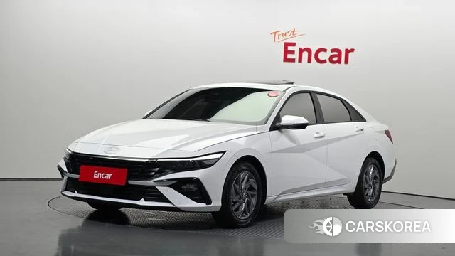 Hyundai The New Avante (CN7) 2025 Белый из Кореи