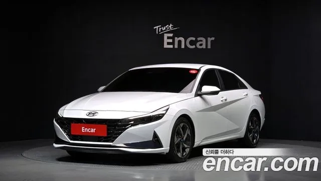 Hyundai Avante (CN7) 2020 Белый из Кореи