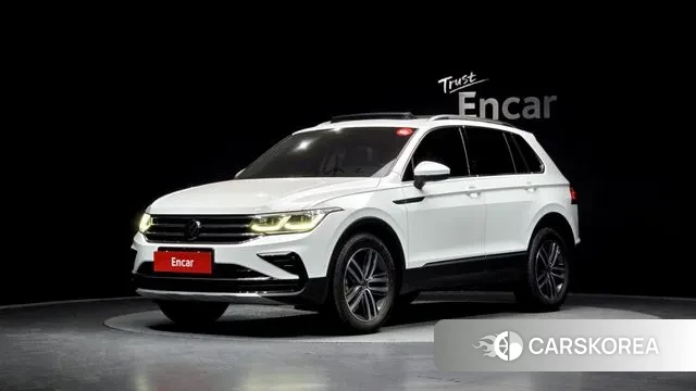 Volkswagen Tiguan second Generation 2022 Белый из Кореи