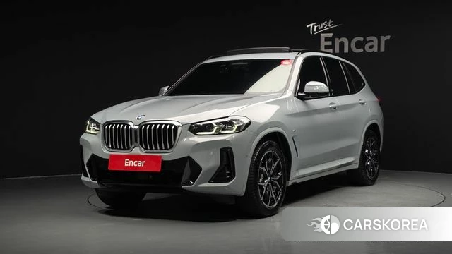 BMW X3 (G01) 2022 Светло-серебряный цвет из Кореи