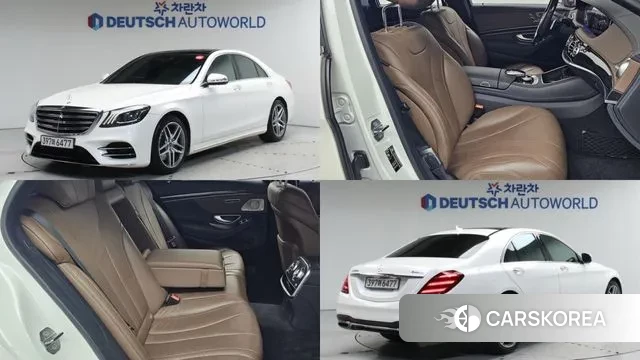 Mercedes-Benz S-Class W222 2020 Белый из Кореи