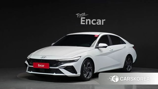 Hyundai The New Avante (CN7) 2023 Белый из Кореи