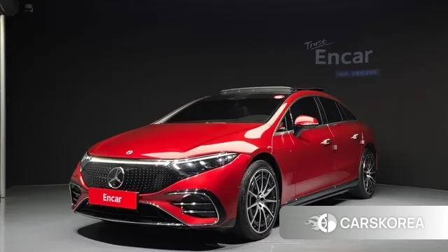 Mercedes-Benz EQS V297 2022 Красный из Кореи