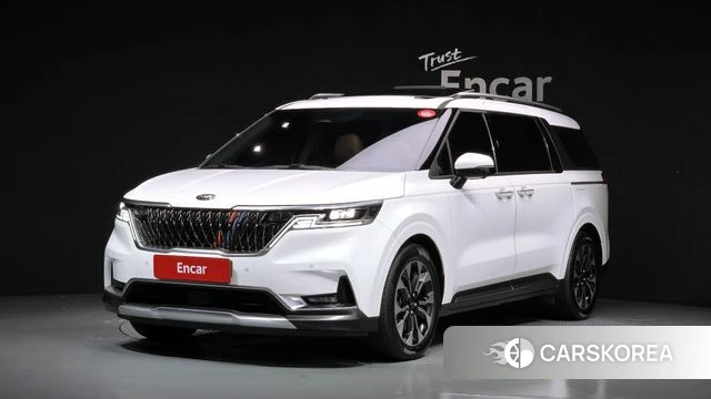 Kia Carnival 4th generation 2021 Белый из Кореи